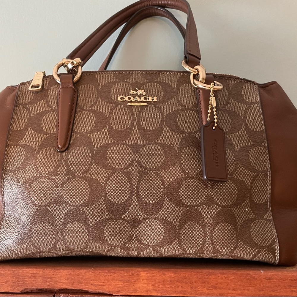 Coach Signature Christie Mini Satchel Crossbody